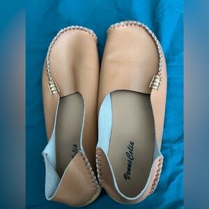 Tan Leather Driving Shoes